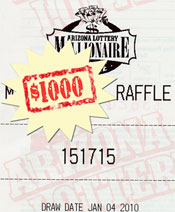 $1,000 Arizona Millionaire Raffle Winner