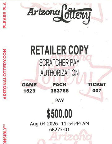 Another $200 Scratcher Winner in August 2026 - a $500 Win!!