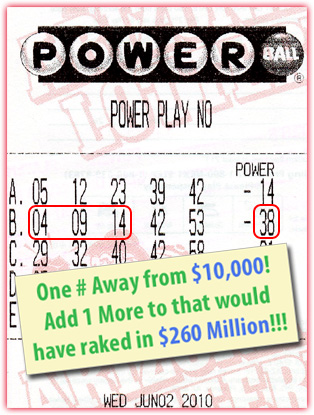 Powerball Winner!