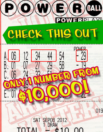 POWERBALL Winner!