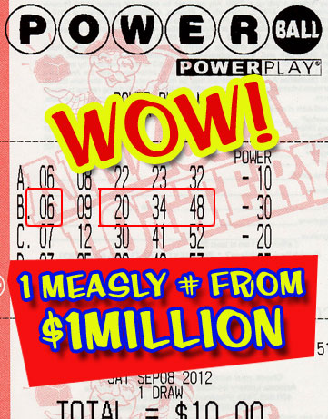 POWERBALL Winner!