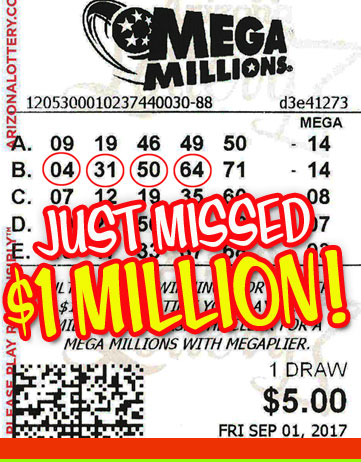 AND Yet Another Mega Millions Winner in 2017